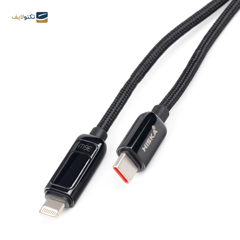 کابل تبدیل Type-C به لایتنینگ هیسکا مدل LX-14CI طول 1.2 متر - Hiska Type-C to Lightning LX-14CI Cable 1.2M
