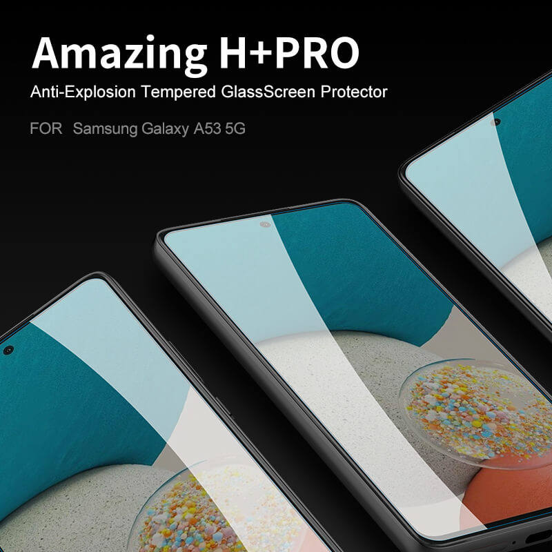 گلس گوشی سامسونگ Galaxy A53 5G نیلکین مدل Amazing H Plus Pro - H PLUS Pro tempered glass screen protector for Samsung Galaxy A53 5G