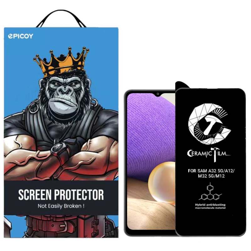 محافظ صفحه نمایش سرامیکی گوشی سامسونگ Galaxy A32 5G/ A12/ M32 5G/ M12 اپیکوی مدل CR7 - Epicoy CR7 Galaxy A32 5G/ A12/ M32 5G/ M12 Ceramic Screen Protector