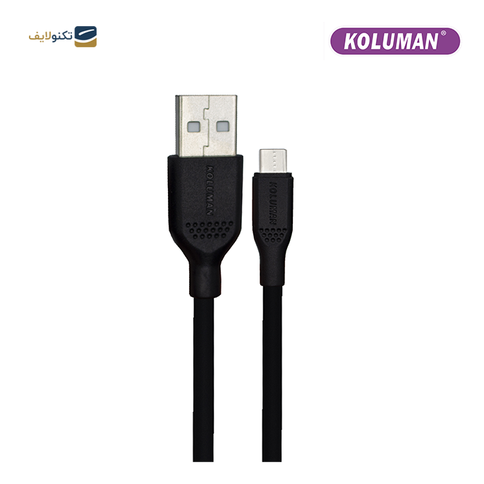 کابل تبدیل USB به USB - C کلومن مدل KD-02 - KOLUMAN USB TO USB - C CHARGE AND SYNC DATA CABLE