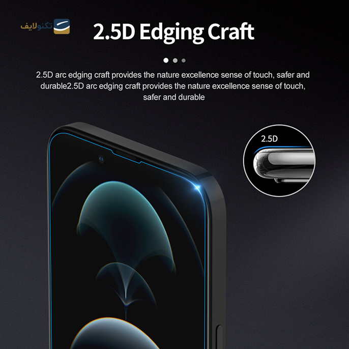  محافظ صفحه نمایش نیلکین مدل Amazing H Plus Pro مناسب برای گوشی iPhone 13 Pro Max - Nillkin Amazing H+ Pro tempered glass screen protector for Apple iPhone 13 Pro Max
