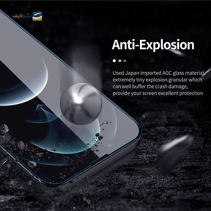  محافظ صفحه نمایش نیلکین مدل Amazing H Plus Pro مناسب برای گوشی iPhone 13 Pro Max - Nillkin Amazing H+ Pro tempered glass screen protector for Apple iPhone 13 Pro Max