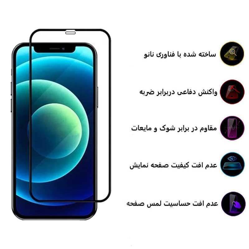 محافظ صفحه نمایش سرامیکی گوشی اپل iPhone 12 / 12 Pro اپیکوی مدل CR7 - Epicoy CR7 Apple iPhone 12 / 12 Pro Ceramic Screen Protector
