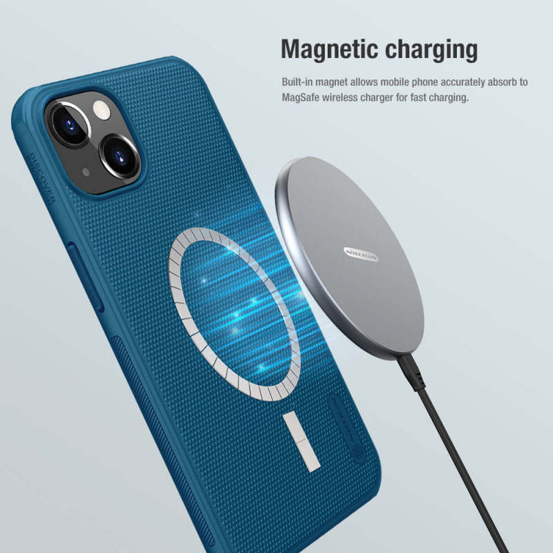 کاور گوشی اپل iPhone 13 - 14 نیلکین مدل Frosted Shield Pro Magnetic - Nillkin Frosted Shield Pro Magnetic cover for iPhone 13 - 14
