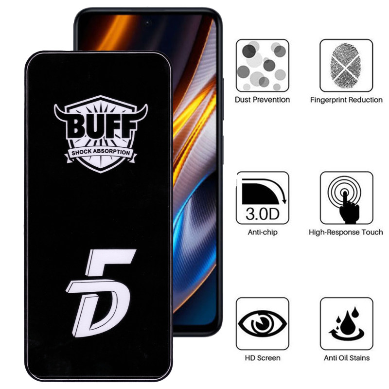 گلس گوشی شیائومی Redmi Note11T Pro Plus/  Note 11T Pro/ Poco X4 GT 5G بوف مدل F33 5D - Buff F33 5D Xiaomi Redmi Note 11T Pro /Redmi Note 11T Pro Plus / Poco X4 GT 5G Glass Screen Protector