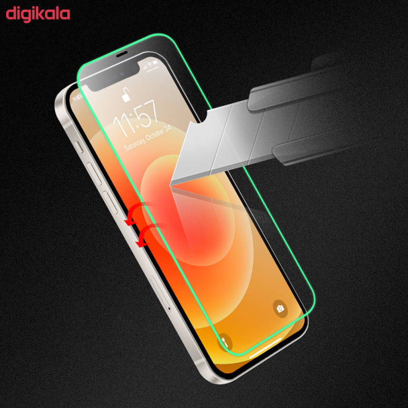 گلس گوشی اپل iPhone 12 Pro Max بوف مدل Neon - Buff Apple iPhone 12 Pro Neon Screen Protector