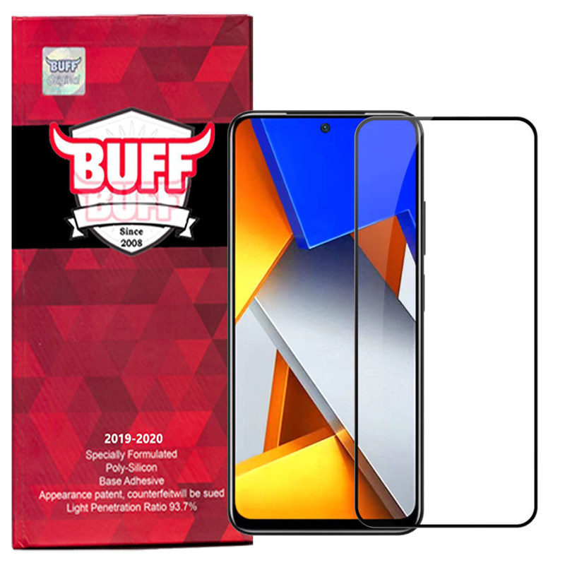 گلس گوشی شیائومی پوکو M4 Pro 4G بوف 5D مدل F33 - Buff 5D F33 Poco M4 Pro 4G Screen Protector