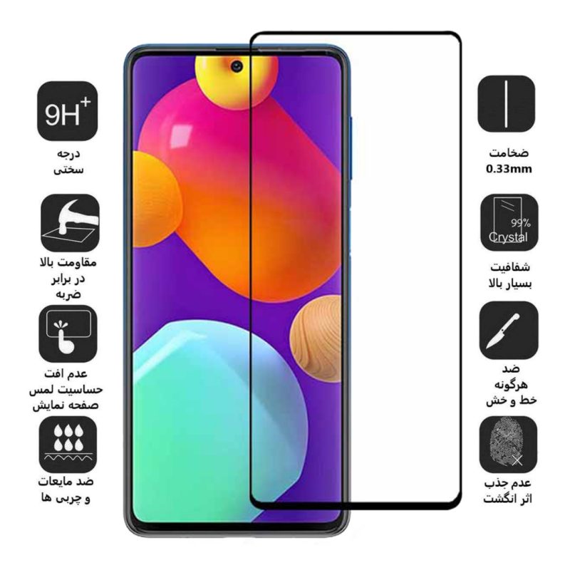 محافظ صفحه نمایش گوشی سامسونگ Galaxy M62/F62 بوف سرامیکی مدل CF9 - Buff Cf9 Galaxy A81/A91/M62/F62 Ceramic Screen Protector