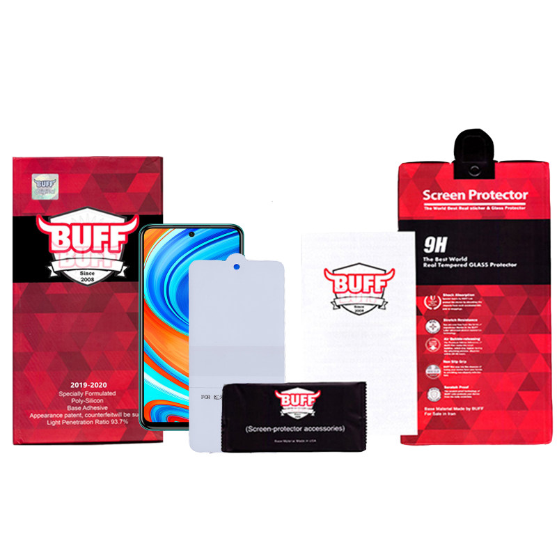گلس گوشی شیائومی Redmi Note 9s/Note 9 Pro/Note 9 Pro Max بوف مدل Epic16 - Buff Epic16 Redmi Note 9s/Note 9 Pro/Note 9 Pro Max Screen Protector