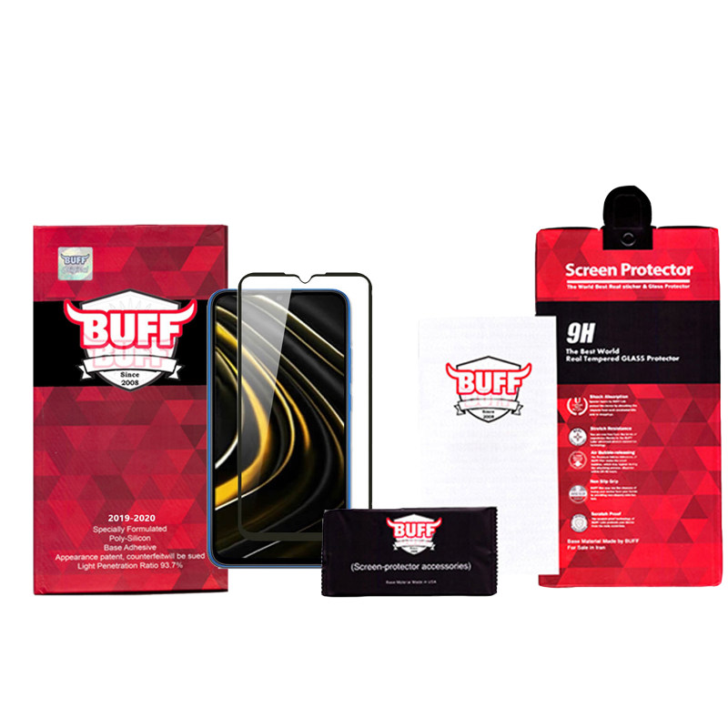 محافظ صفحه نمایش شیائومی پوکو M3 بوف سرامیکی مدل CF9 - Buff CF9 POCO M3 Ceramic Screen Protector