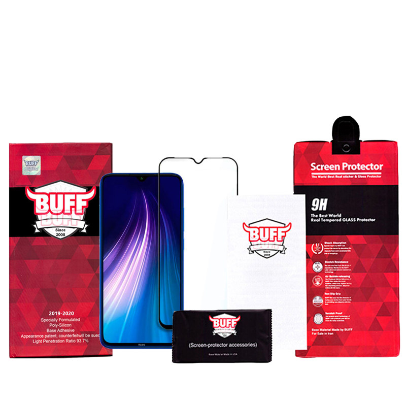 گلس گوشی شیائومی Redmi Note 8 / Note 8 2021 بوف 5D مدل F33 - Buff 5D F33 Redmi Note 8 / Redmi Note 8 2021 Screen Protector