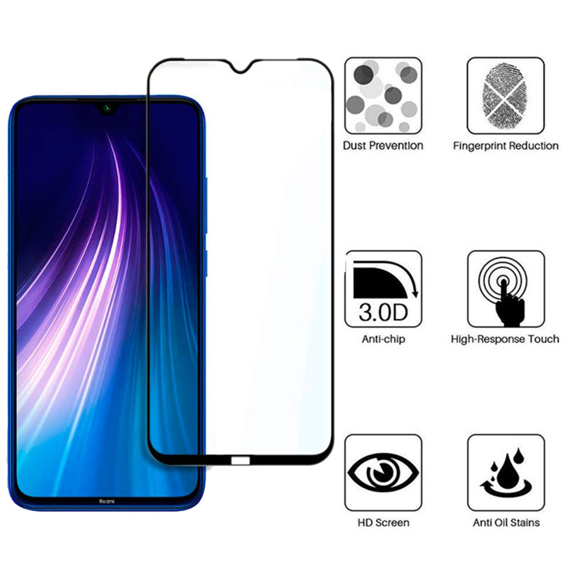 گلس گوشی شیائومی Redmi Note 8 / Note 8 2021 بوف 5D مدل F33 - Buff 5D F33 Redmi Note 8 / Redmi Note 8 2021 Screen Protector