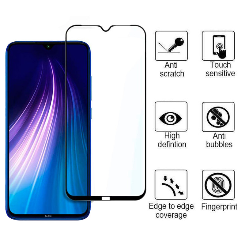گلس گوشی شیائومی Redmi Note 8 / Note 8 2021 بوف 5D مدل F33 - Buff 5D F33 Redmi Note 8 / Redmi Note 8 2021 Screen Protector