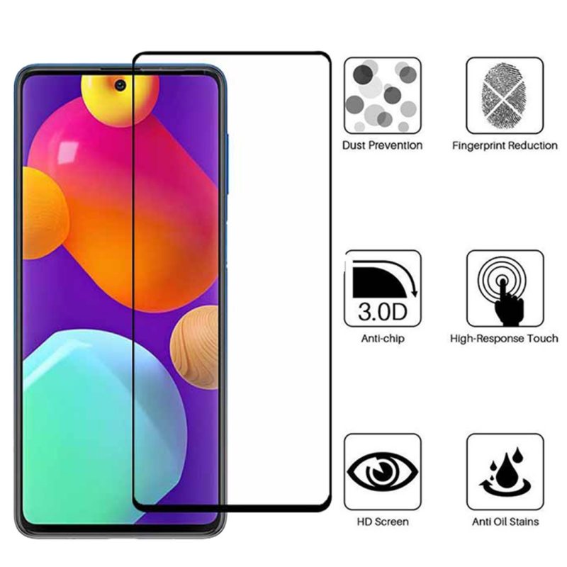 گلس گوشی سامسونگ Galaxy F62 / M62 /A81/A91 بوف 5D مدل F33 - Buff 5D F33 Galaxy F62 / M62 /A81/A91 Screen Protector