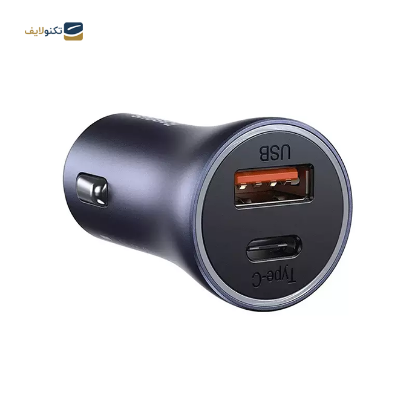 شارژر فندکی باسئوس مدل Golden Contactor Pro Dual Quick Charger U+C CCJD - Baseus Golden Contactor Pro Dual Quick Charger U+C CCJD Car Charger