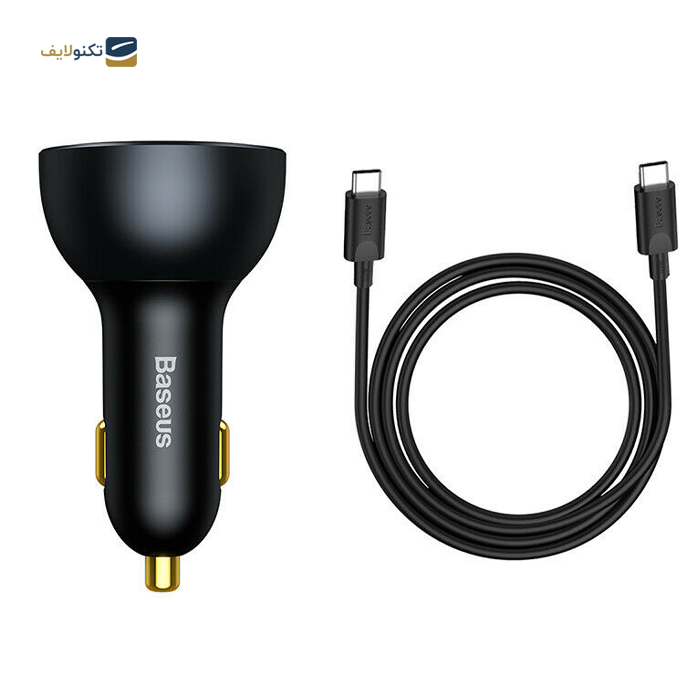 شارژر فندکی باسئوس مدل TZCCZM-0G به همراه کابل USB-C - Baseus TZCCZM-0G car charger with USB-C cable