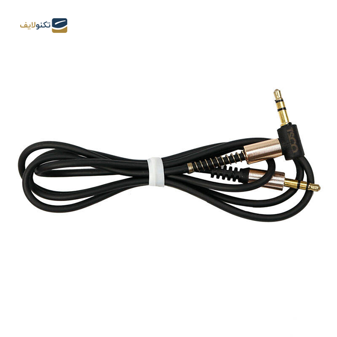 کابل AUX تسکو مدل TC 90 طول 1 متر - TSCO TC 90 1m L Shaped AUX Cable