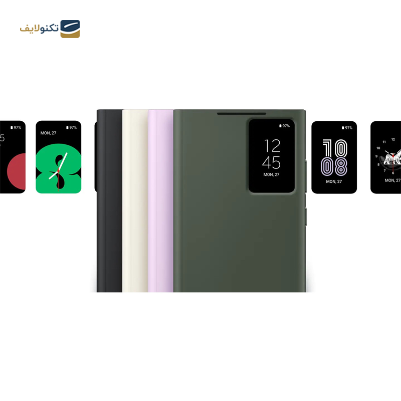 کیف هوشمند سامسونگ مدل Wallet Case مناسب برای گوشی Galaxy S23 Ultra - Samsung Smart View Wallet Case For Samsung Galaxy S23 Ultra