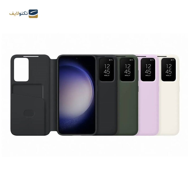 کیف هوشمند سامسونگ مدل Wallet Case مناسب برای گوشی Galaxy S23 Ultra - Samsung Smart View Wallet Case For Samsung Galaxy S23 Ultra