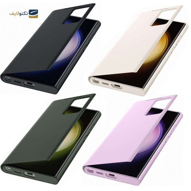 کیف هوشمند سامسونگ مدل Wallet Case مناسب برای گوشی Galaxy S23 Ultra - Samsung Smart View Wallet Case For Samsung Galaxy S23 Ultra