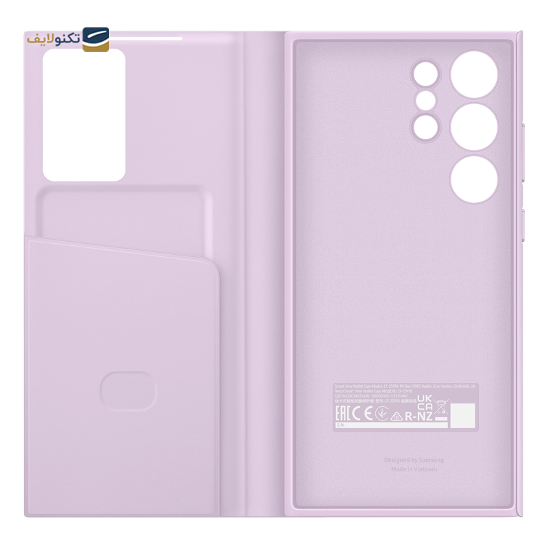 کیف هوشمند سامسونگ مدل Wallet Case مناسب برای گوشی Galaxy S23 Ultra - Samsung Smart View Wallet Case For Samsung Galaxy S23 Ultra