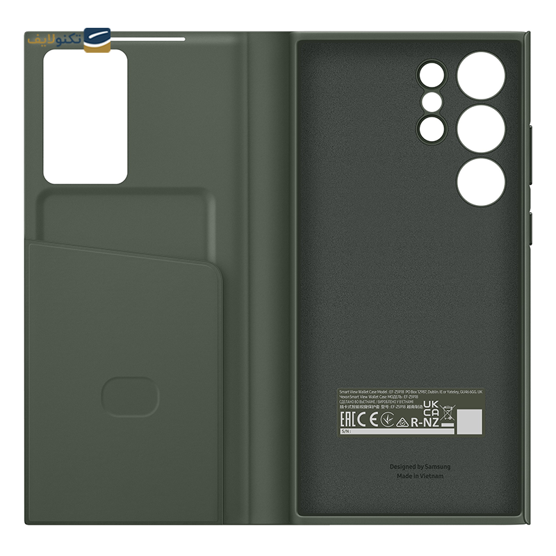 کیف هوشمند سامسونگ مدل Wallet Case مناسب برای گوشی Galaxy S23 Ultra - Samsung Smart View Wallet Case For Samsung Galaxy S23 Ultra