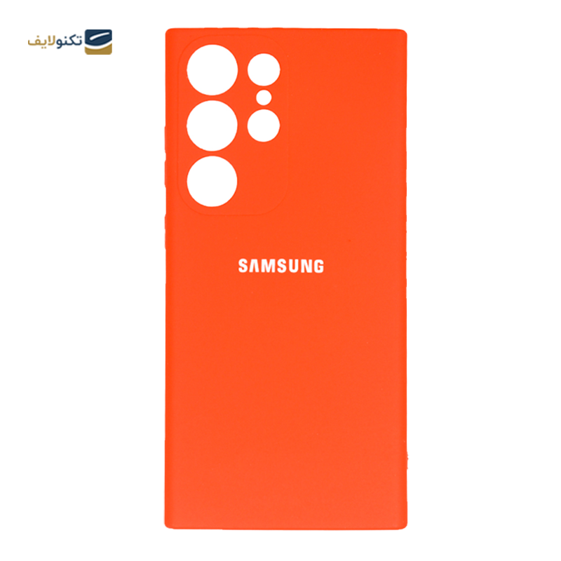 قاب گوشی سامسونگ گلکسی S23 اولترا سیلیکونی محافظ لنز دار - Silicone Cover for Samsung Galaxy S23 Ultra