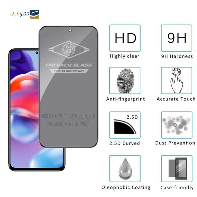 گلس گوشی شیائومی Redmi Note 11 Pro 4G /5G /Note 11 Pro Plus 5G /Note 11E Pro /11i اپیکوی مدل Pte - Epicoy Pte Xiaomi Redmi Note 11 Pro 4G /5G /Note 11 Pro Plus 5G /Note 11E Pro /11i Screen Protector