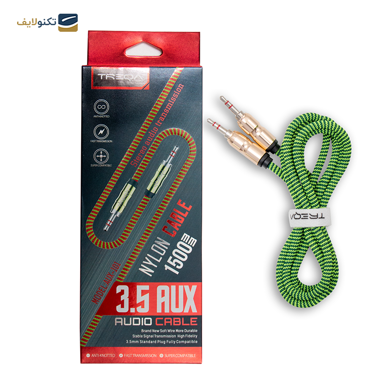 کابل AUX ترکا مدل AX 105 طول 1.5 متر - AUX Cable AX105 1.5m