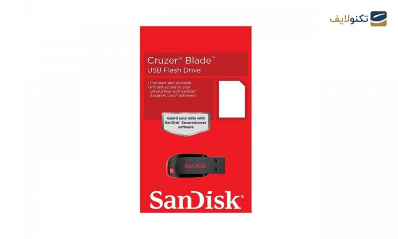 فلش مموری سن دیسک مدل Cruzer Blade CZ50 ظرفیت 16 گیگابایت - SanDisk Cruzer Blade CZ50 Flash Memory - 16GB