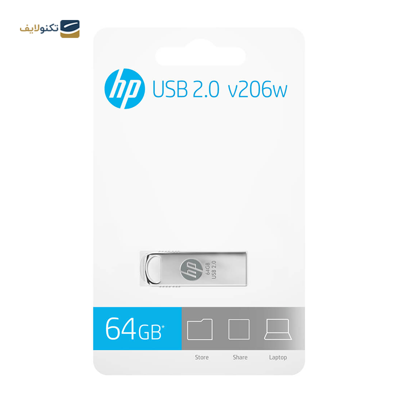 فلش مموری اچ پی مدل v206w ظرفیت 64 گیگابایت - HP v206w Flash Memory - 64GB