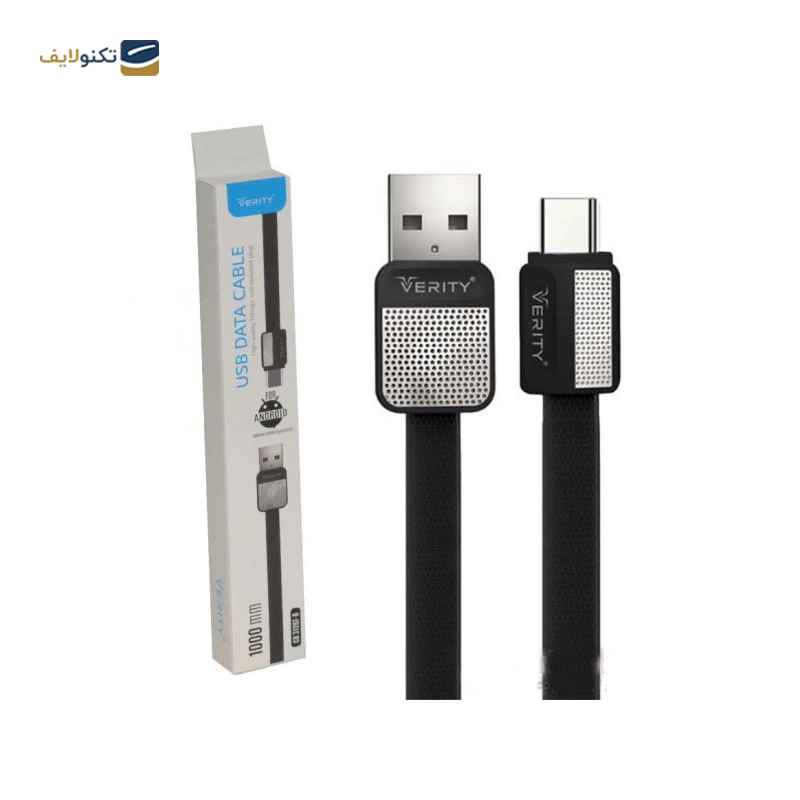 کابل تایپ سی وریتی مدل CB3126T طول 1 متر - Verity CB3126T USB to USB-C cable 1m