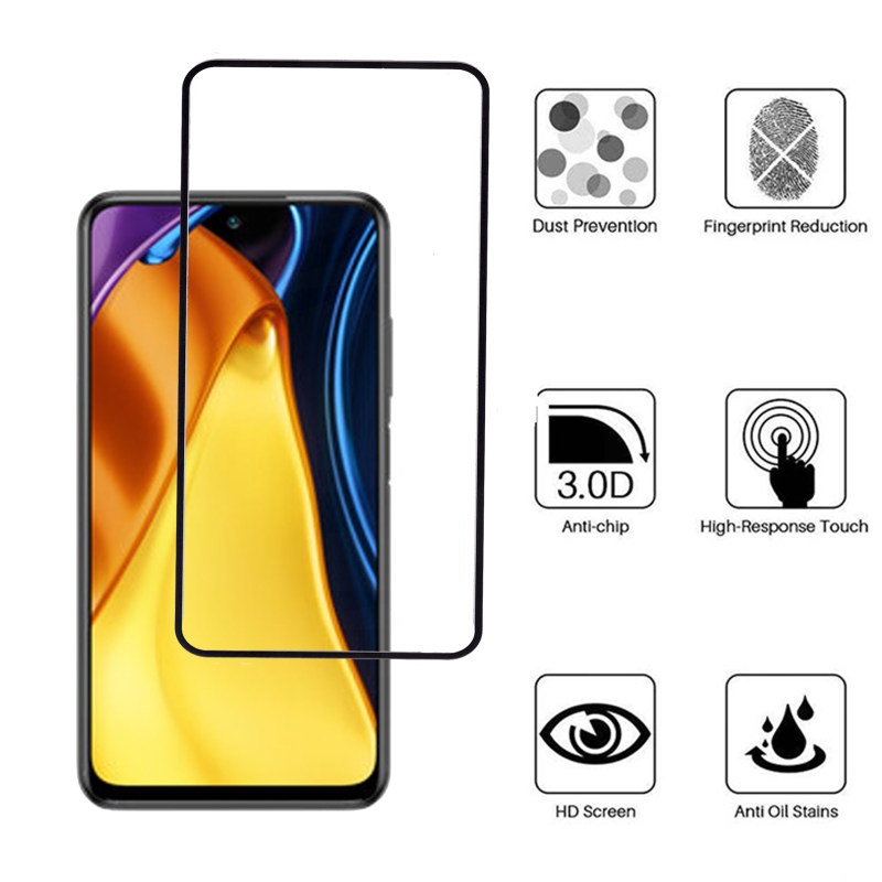 گلس گوشی شیائومی  M3 Pro 4G /M3 Pro 5G /Redmi Note 10 5G/ Redmi Note 10T 4G / Redmi Note 10T 5G بوف 5D مدل F33 - Buff F33 Poco M3 Pro 4G / Poco M3 Pro 5G / Redmi Note 10 5G/ Redmi Note 10T 4G / Redmi Note 10T 5G Screen Protector