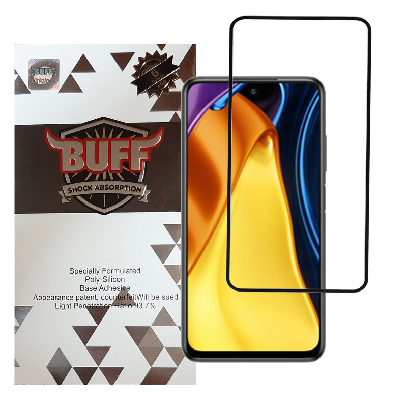 گلس گوشی شیائومی  M3 Pro 4G /M3 Pro 5G /Redmi Note 10 5G/ Redmi Note 10T 4G / Redmi Note 10T 5G بوف 5D مدل F33 - Buff F33 Poco M3 Pro 4G / Poco M3 Pro 5G / Redmi Note 10 5G/ Redmi Note 10T 4G / Redmi Note 10T 5G Screen Protector
