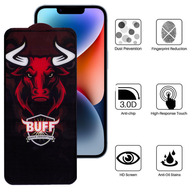 محافظ صفحه نمایش سرامیکی گوشی اپل iPhone 14 Plus بوف مدل Pro - Buff ceramic Pro Iphone 14 Plus Screen Protector
