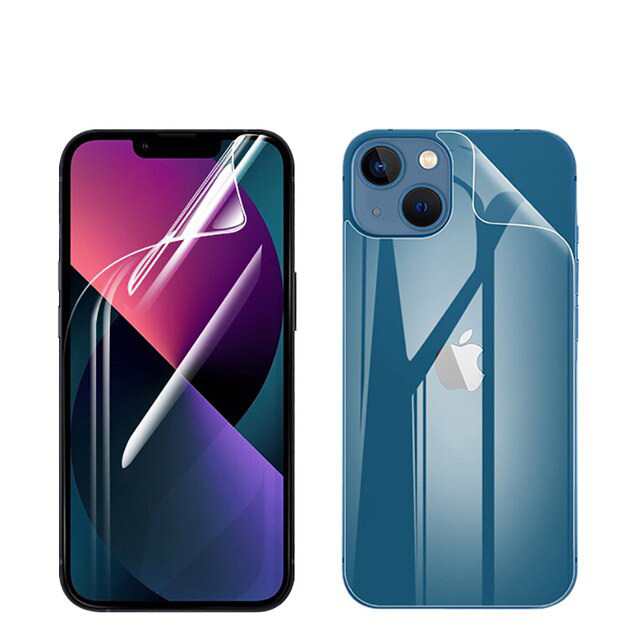 گلس گوشی اپل iPhone 13 Pro Max بوف مات مدل Hydrogel-matte به همراه محافظ پشت گوشی - Buff Hydrogel-matte iphone 13 Pro Max Screen Protector
