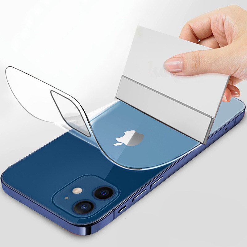 گلس گوشی اپل iPhone 13 Pro Max بوف مات مدل Hydrogel-matte به همراه محافظ پشت گوشی - Buff Hydrogel-matte iphone 13 Pro Max Screen Protector