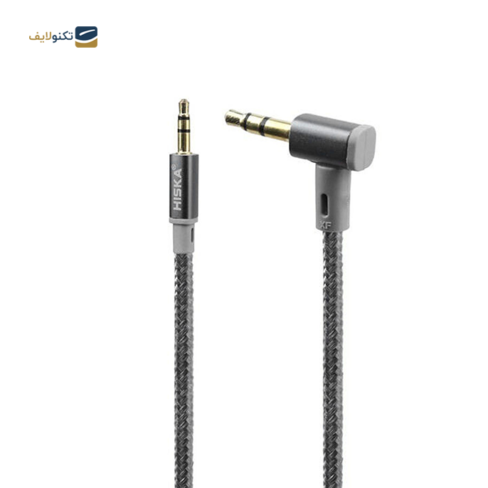 کابل AUX هسیکا مدل W36 طول 1.2 متر  - HISKA W36 Stereo AUX Cable 1.2m