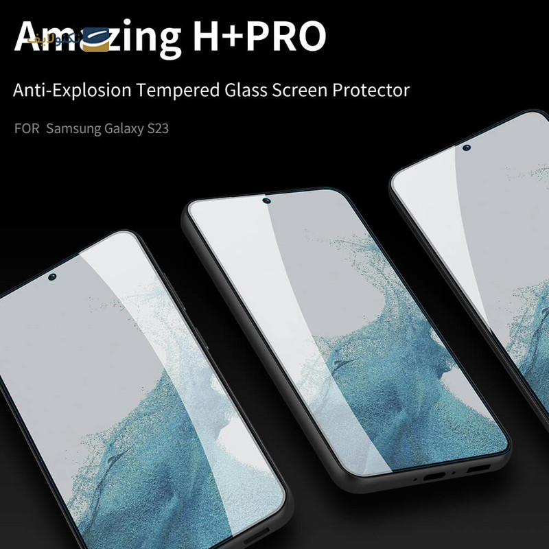 گلس گوشی سامسونگ Galaxy S23 نیلکین مدل Amazing H Plus Pro - Nillkin Amazing H Plus Pro Tempered Glass Screen Protector For Samsung Galaxy S23