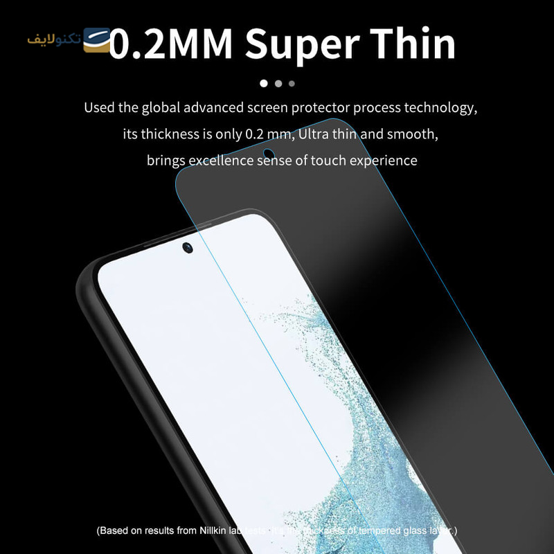 گلس گوشی سامسونگ Galaxy S23 نیلکین مدل Amazing H Plus Pro - Nillkin Amazing H Plus Pro Tempered Glass Screen Protector For Samsung Galaxy S23