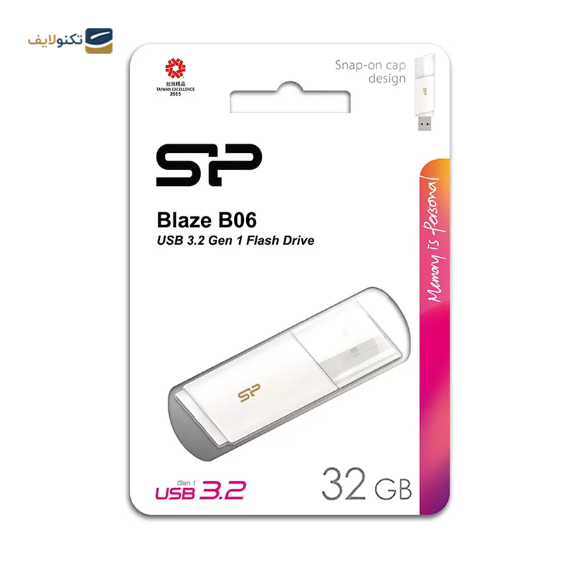 فلش مموری سیلیکون پاور مدل Blaze B06 ظرفیت 32 گیگابایت - Silicon Power Blaze B06 Flash Memory 32GB