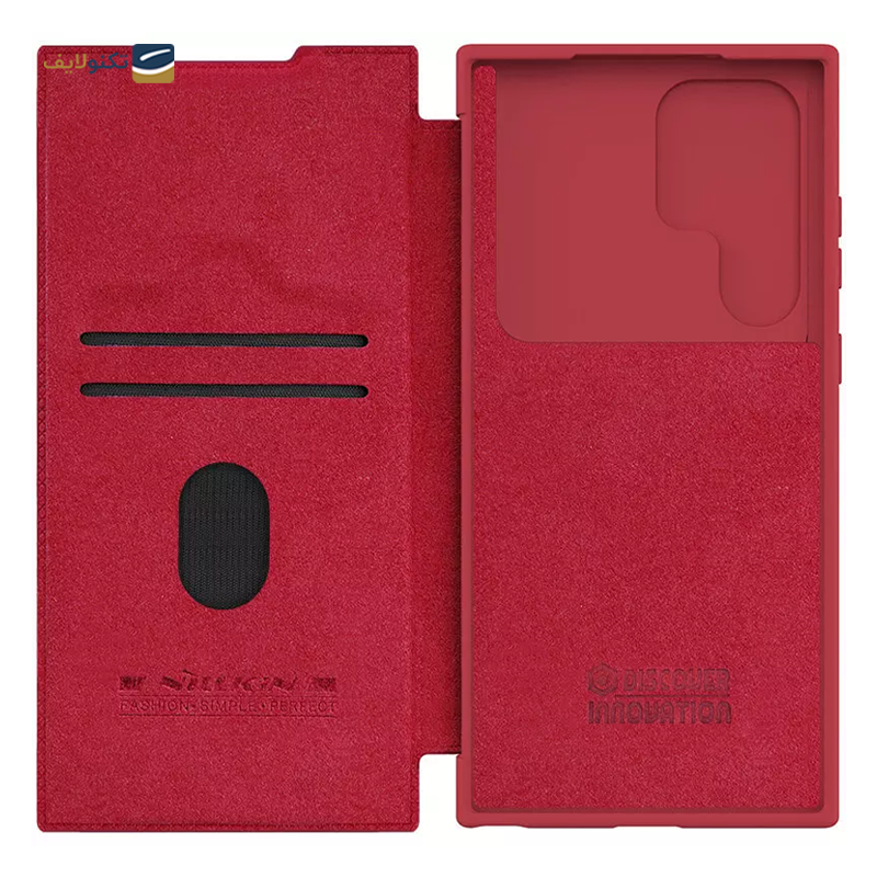 کیف کلاسوری گوشی سامسونگ Galaxy S23 Ultra نیلکین مدل Qin Pro Leather Case - Nillkin Qin Pro Series Leather Case For Samsung Galaxy S23 Ultra