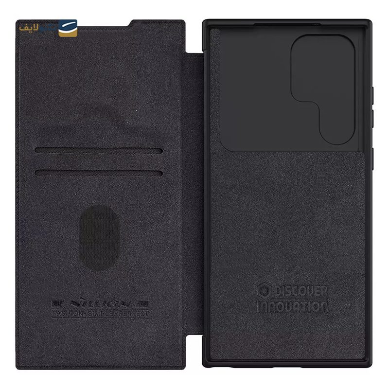 کیف کلاسوری گوشی سامسونگ Galaxy S23 Ultra نیلکین مدل Qin Pro Leather Case - Nillkin Qin Pro Series Leather Case For Samsung Galaxy S23 Ultra