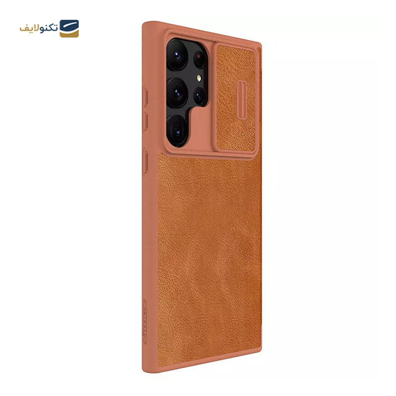 کیف کلاسوری گوشی سامسونگ Galaxy S23 Ultra نیلکین مدل Qin Pro Leather Case - Nillkin Qin Pro Series Leather Case For Samsung Galaxy S23 Ultra