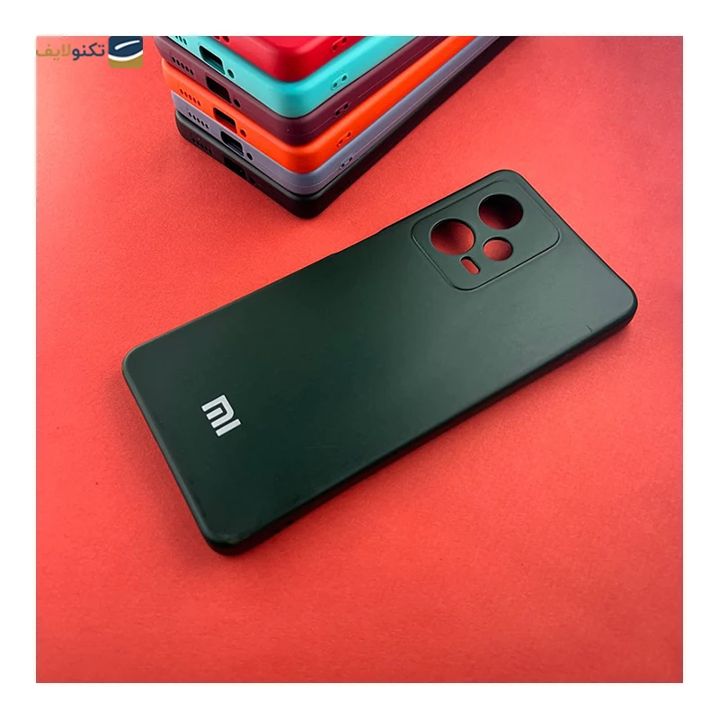 قاب گوشی پوکو X5 مدل محافظ لنزدار سیلیکونی - Silicone lens protector Cover For Poco X5 - Redmi Note 12 5G