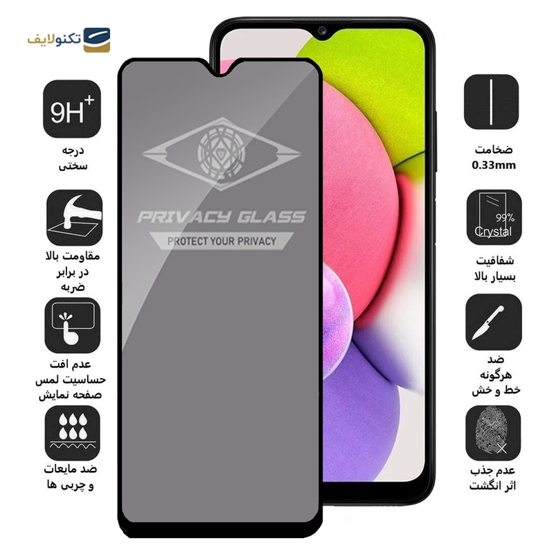 گلس گوشی سامسونگ گلکسی A03S /A02 /A02S /M02S /F02S اپیکوی مدل Pre  - Epicoy Pre samsung Galaxy A03S /A02 /A02S /M02S /F02S Screen Protector