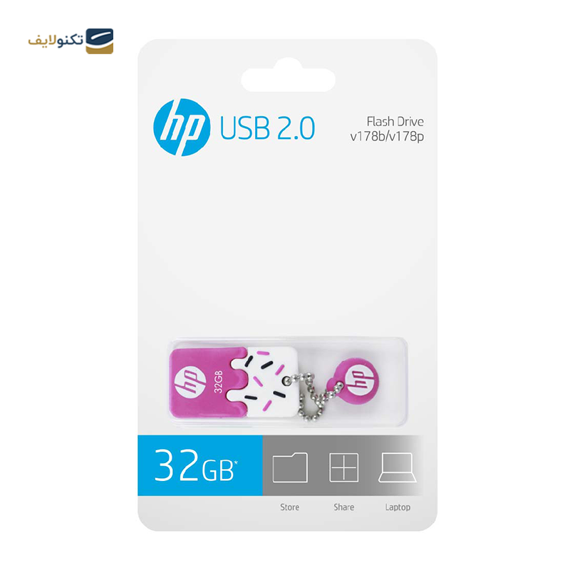 فلش مموری اچ پی مدل v178 ظرفیت 32 گیگابایت - HP v178 Flash Memory - 32GB