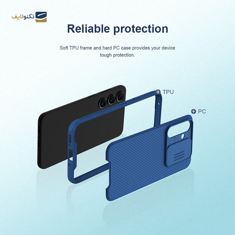 قاب گوشی سامسونگ Galaxy A54 نیلکین مدل CamShield Pro - Nillkin CamShield Pro Cover For Samsung Galaxy A54