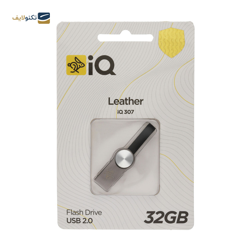 فلش مموری آی کیو مدل Leather IQ307 ظرفیت 32 گیگابایت - IQ Leather IQ307 Flash Memory - 32GB