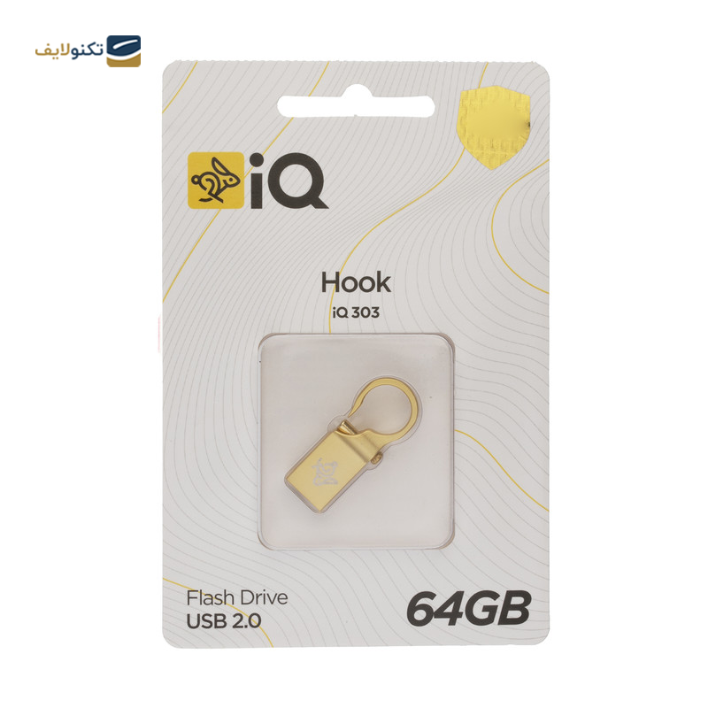 فلش مموری آی کیو مدل Hook iQ303 ظرفیت 64 گیگابایت - IQ Hook iQ303 Flash Memory - 64GB